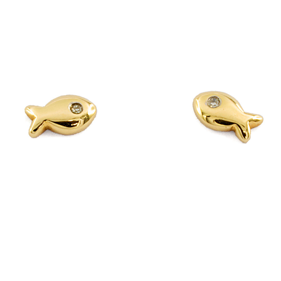 14ct gold Diamond Stud Earrings